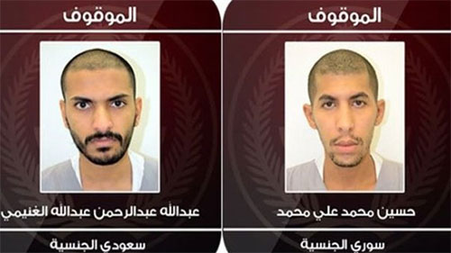 los dos suicidas detenidos en Arabia Saudí